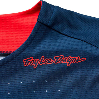 Maglia TROY LEE DESIGNS SPRINT Maniche Lunghe Blu/Rosso