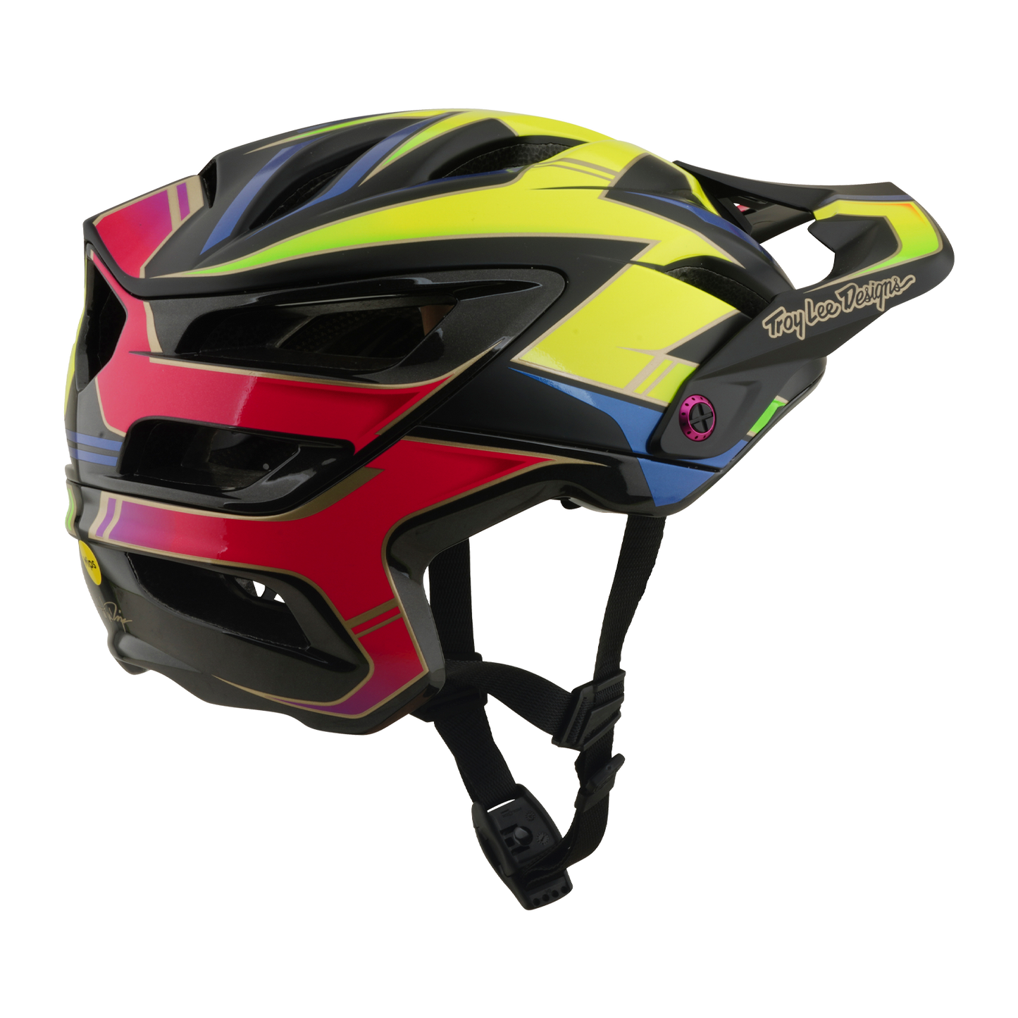 TROY LEE DESIGNS A3 MIPS ELECTRA Casco MTB Nero