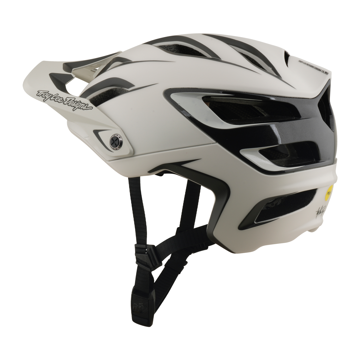 TROY LEE DESIGNS A3 MIPS UNO PUMICE Casco MTB Bianco