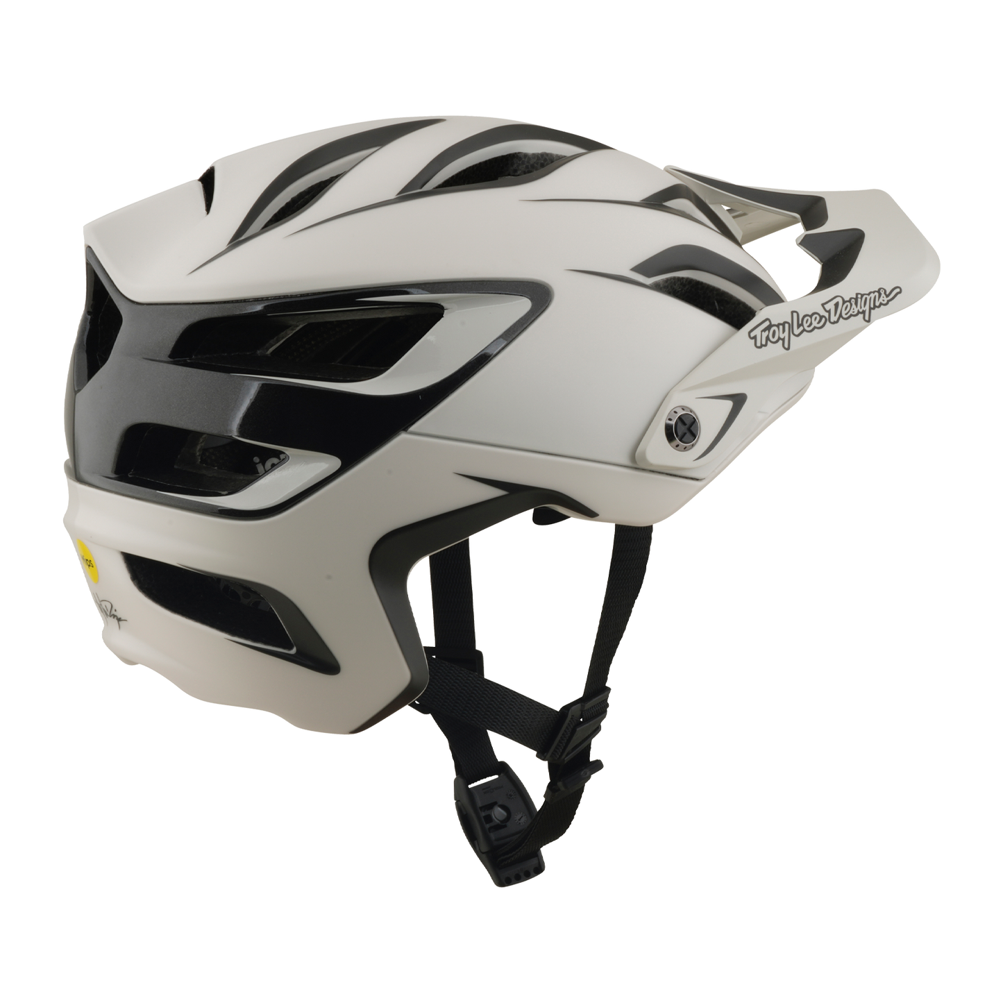 TROY LEE DESIGNS A3 MIPS UNO PUMICE Casco MTB Bianco