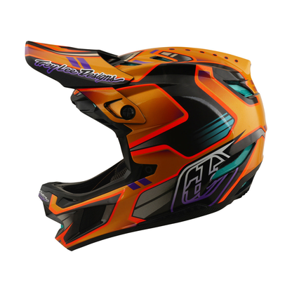 Casco MTB TROY LEE DESIGNS D4 CARBON MIPS Crest Gold