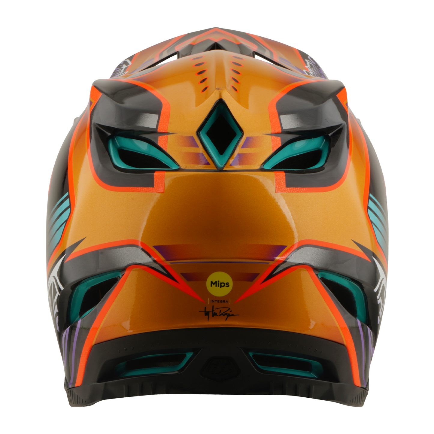 Casco MTB TROY LEE DESIGNS D4 CARBON MIPS Crest Gold