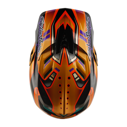 Casco MTB TROY LEE DESIGNS D4 CARBON MIPS Crest Gold