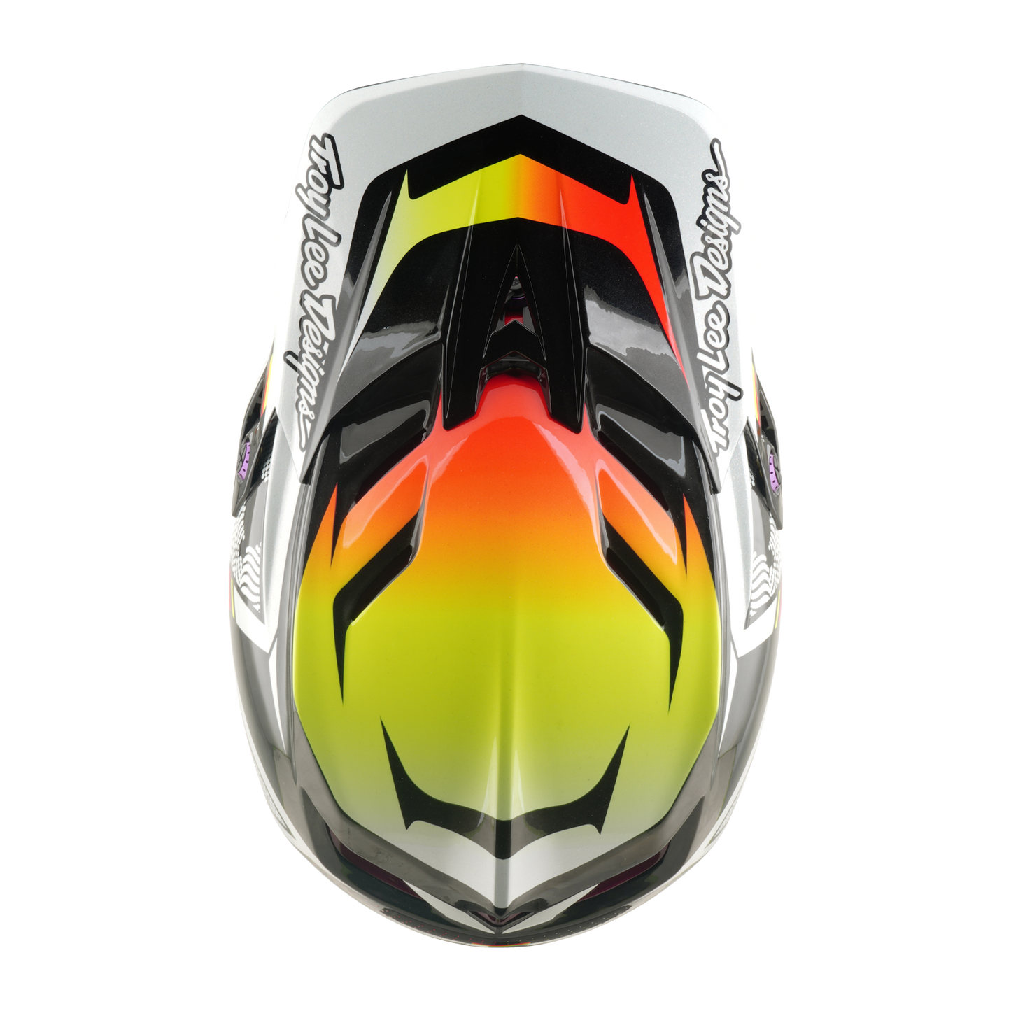 TROY LEE DESIGNS D4 CARBON MIPS Casco MTB foderato Nero/Giallo