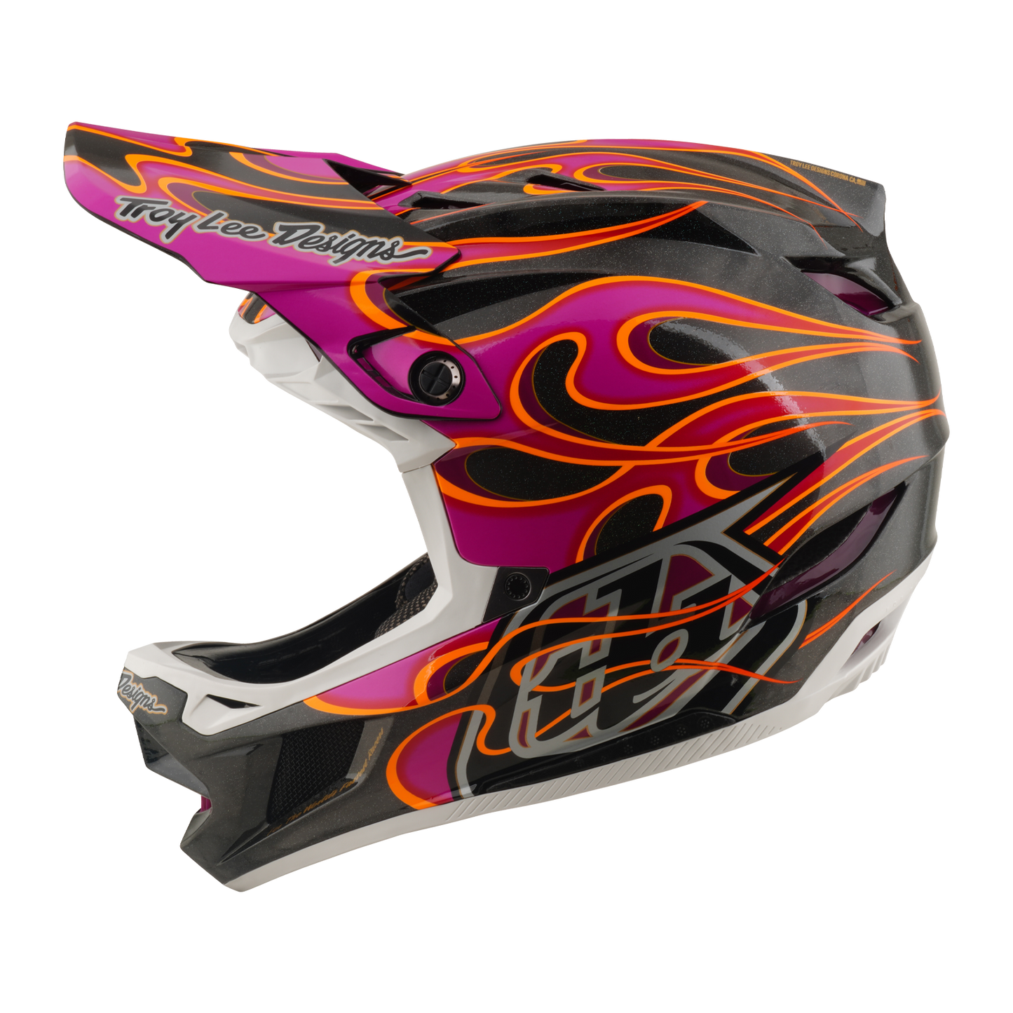 Casco da MTB TROY LEE DESIGNS D4 CARBON MIPS Carbonio Torched/Magenta
