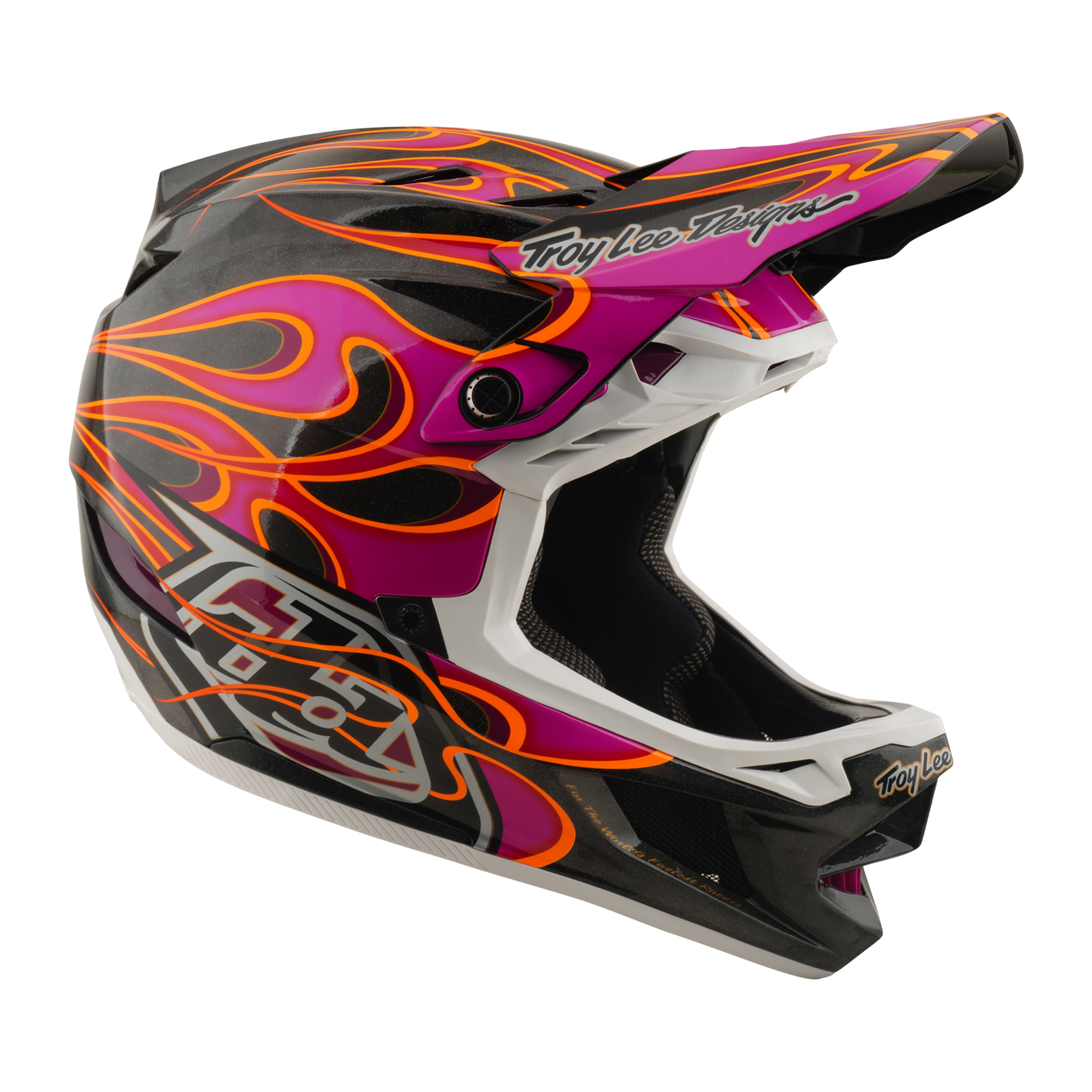Casco da MTB TROY LEE DESIGNS D4 CARBON MIPS Carbonio Torched/Magenta