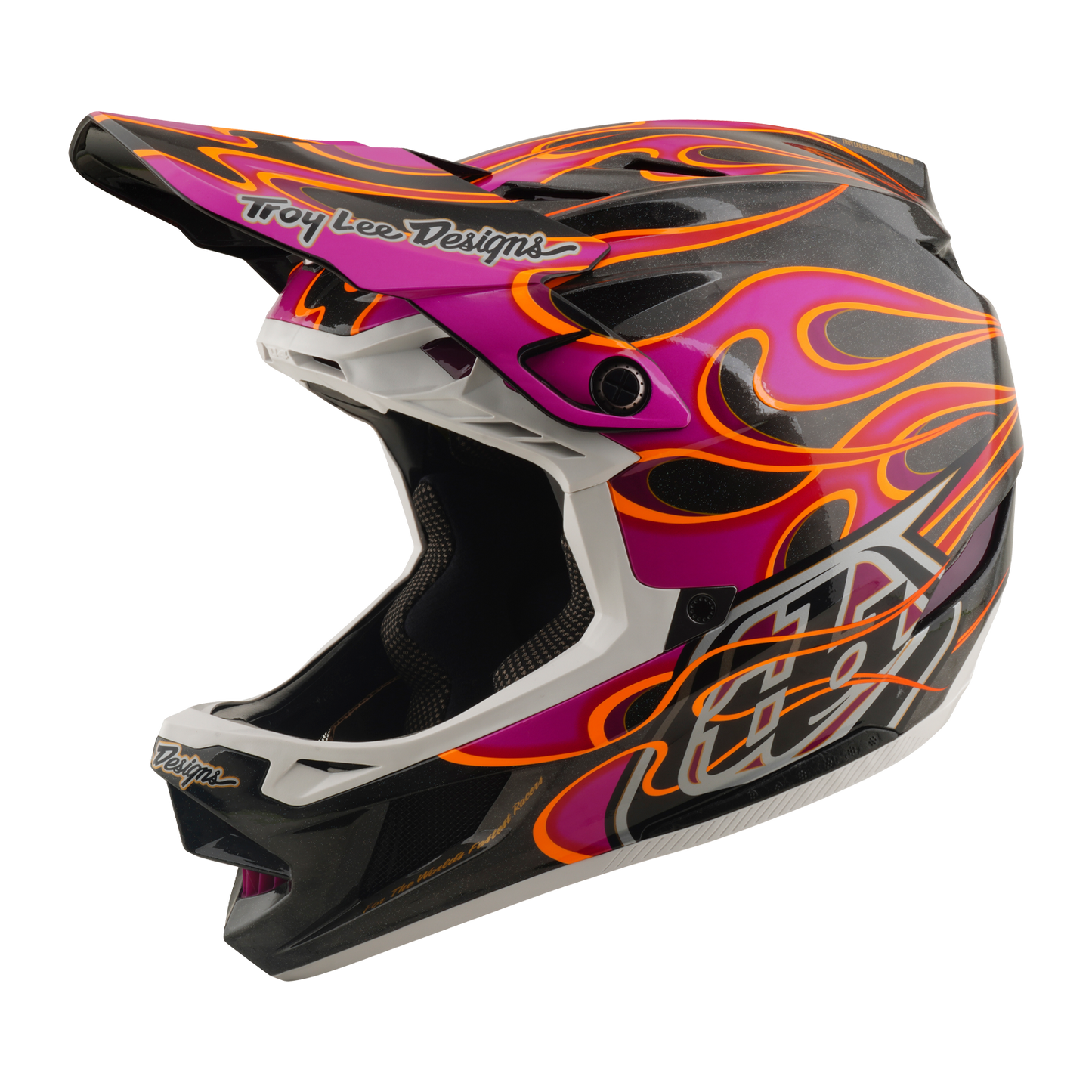 Casco da MTB TROY LEE DESIGNS D4 CARBON MIPS Carbonio Torched/Magenta