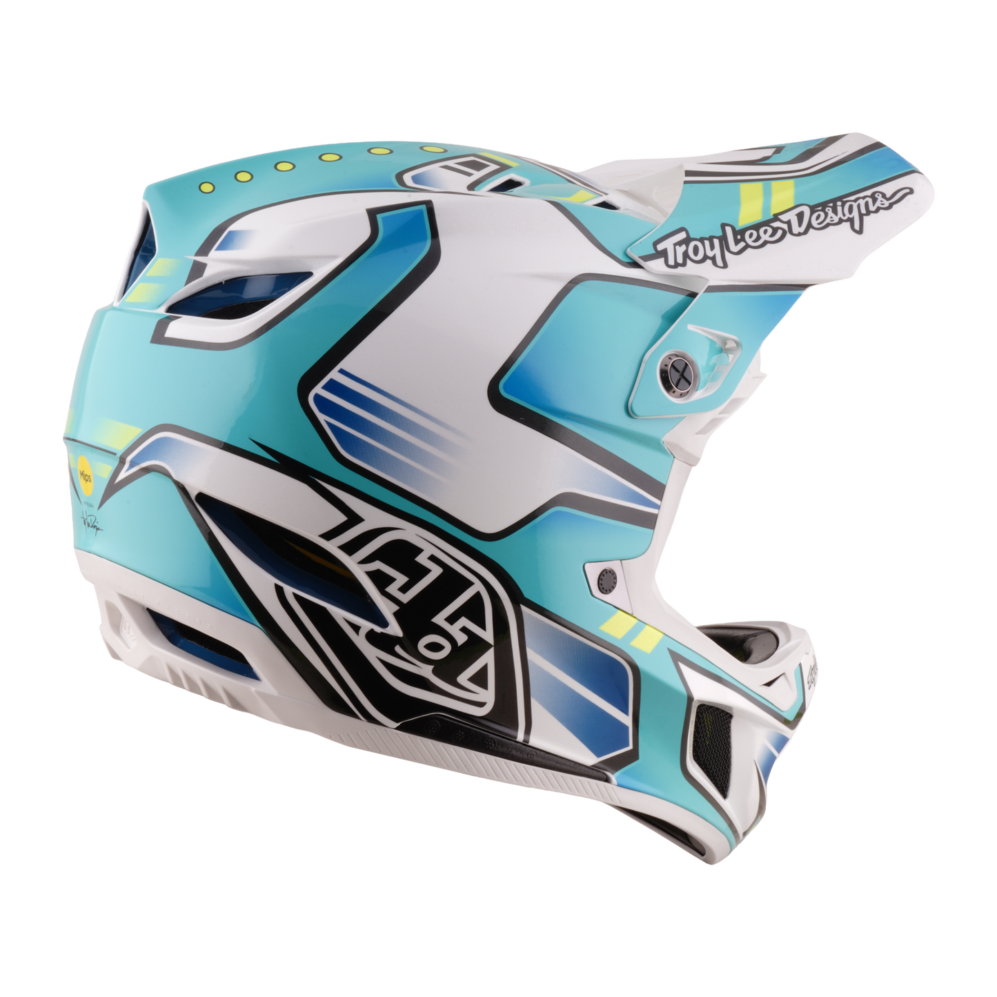 Casco MTB TROY LEE DESIGNS D4 COMPOSITE MIPS CREST VERDE