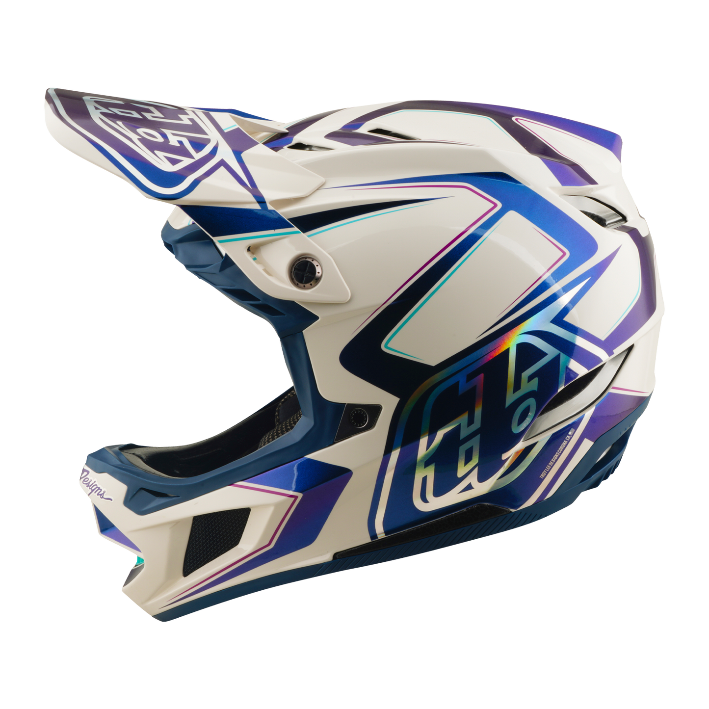 Casco MTB TROY LEE DESIGNS D4 COMPOSITE MIPS FLARED Bianco