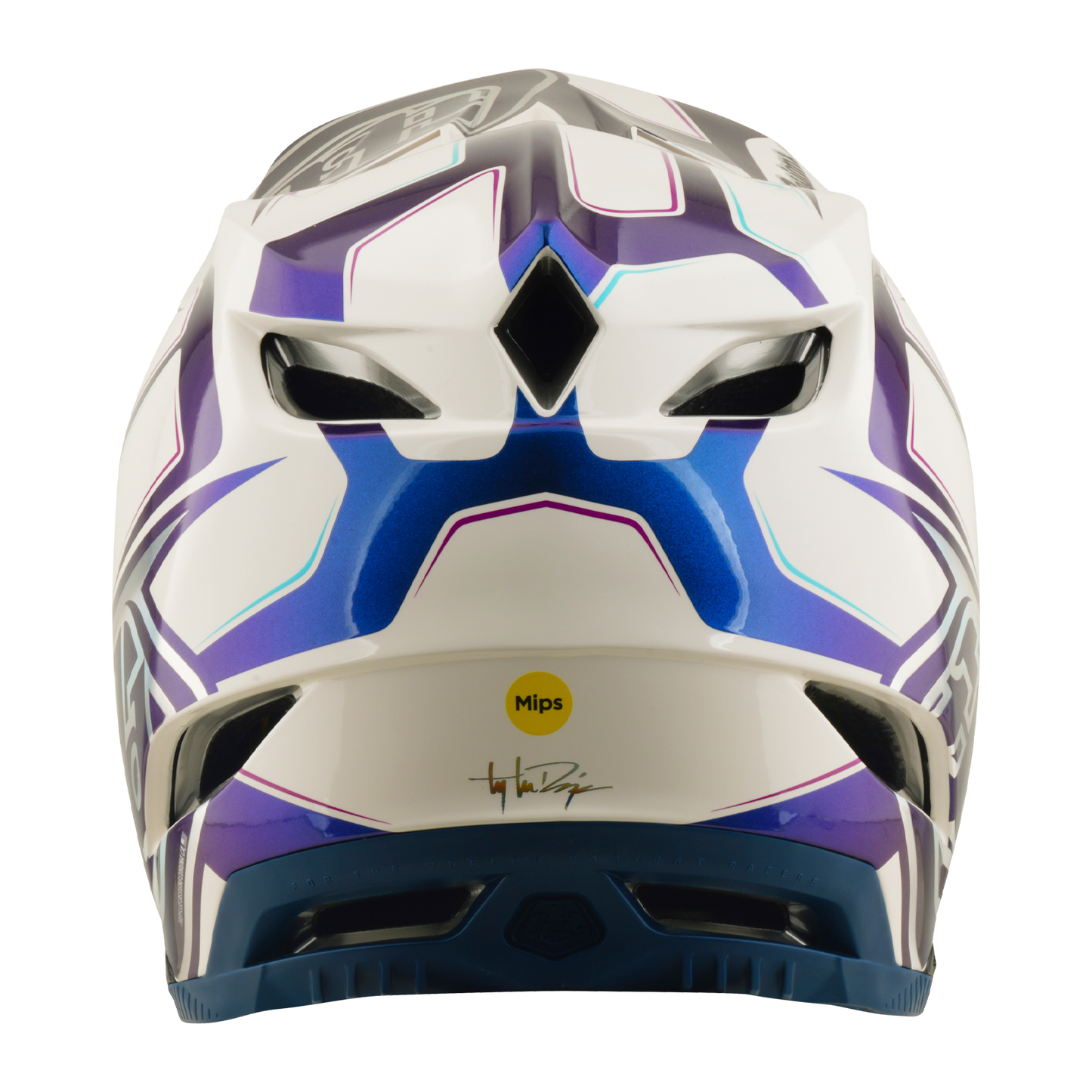 Casco MTB TROY LEE DESIGNS D4 COMPOSITE MIPS FLARED Bianco