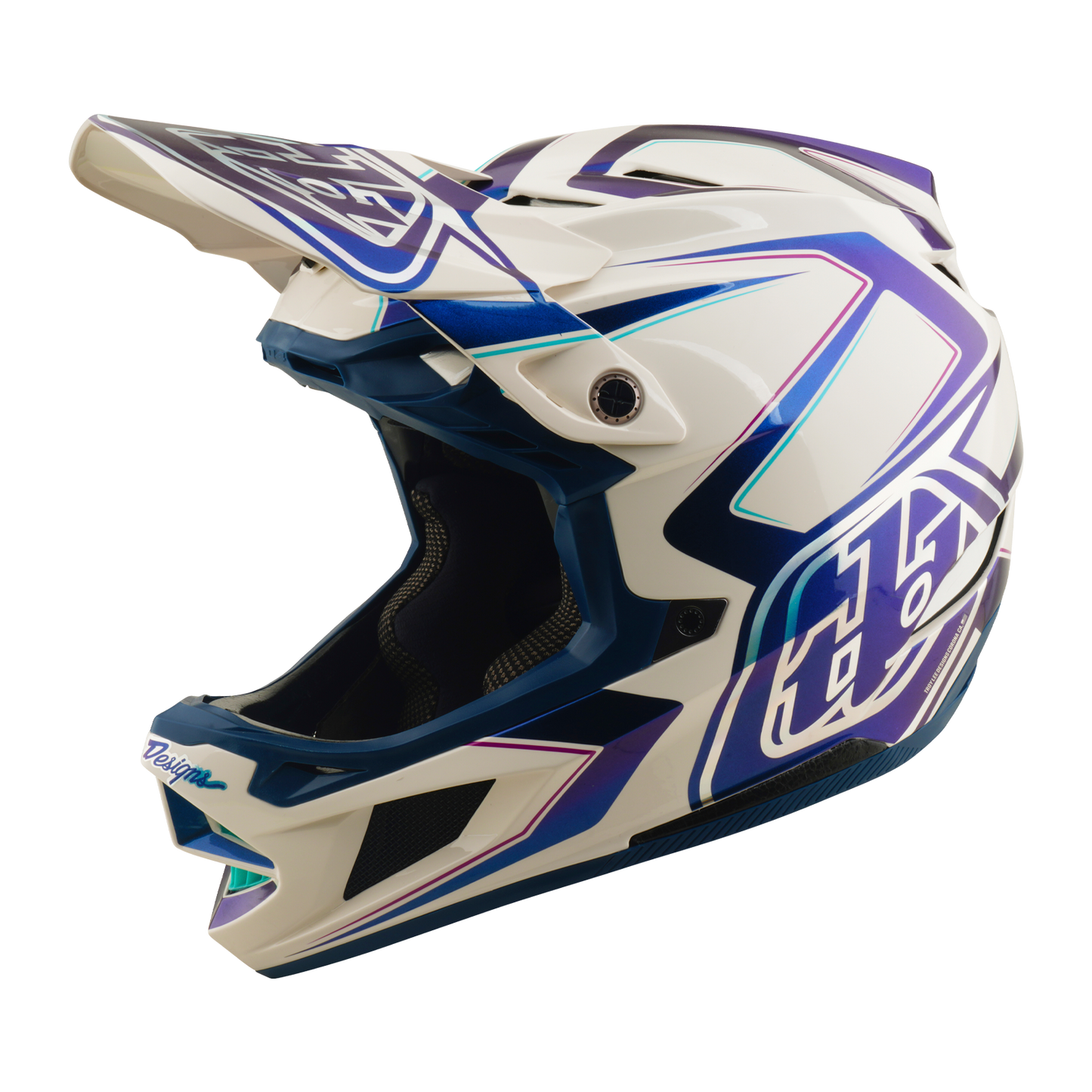 Casco MTB TROY LEE DESIGNS D4 COMPOSITE MIPS FLARED Bianco