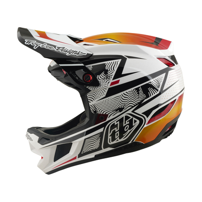 Casco MTB TROY LEE DESIGNS D4 COMPOSITE MIPS LINED UP Bianco