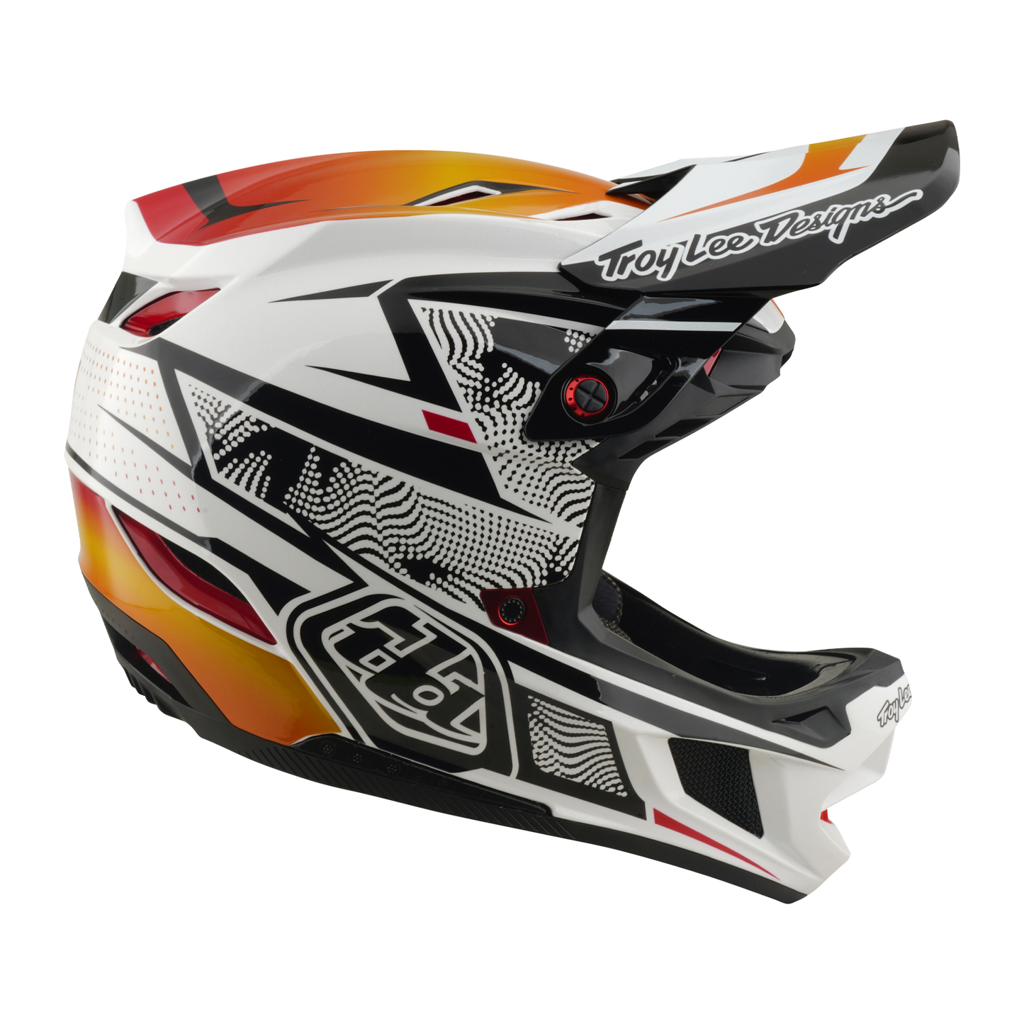Casco MTB TROY LEE DESIGNS D4 COMPOSITE MIPS LINED UP Bianco