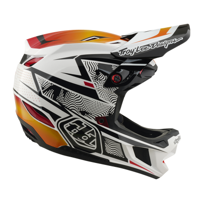 Casco MTB TROY LEE DESIGNS D4 COMPOSITE MIPS LINED UP Bianco
