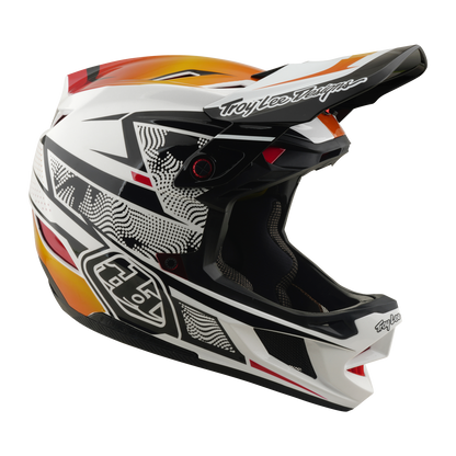 Casco MTB TROY LEE DESIGNS D4 COMPOSITE MIPS LINED UP Bianco