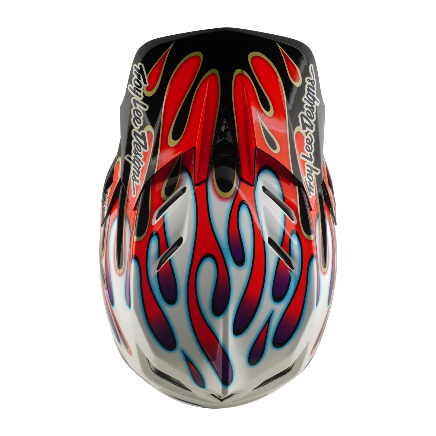 Casco MTB TROY LEE DESIGNS D4 COMPOSITE MIPS OVERSPRAY Bianco/Rosso