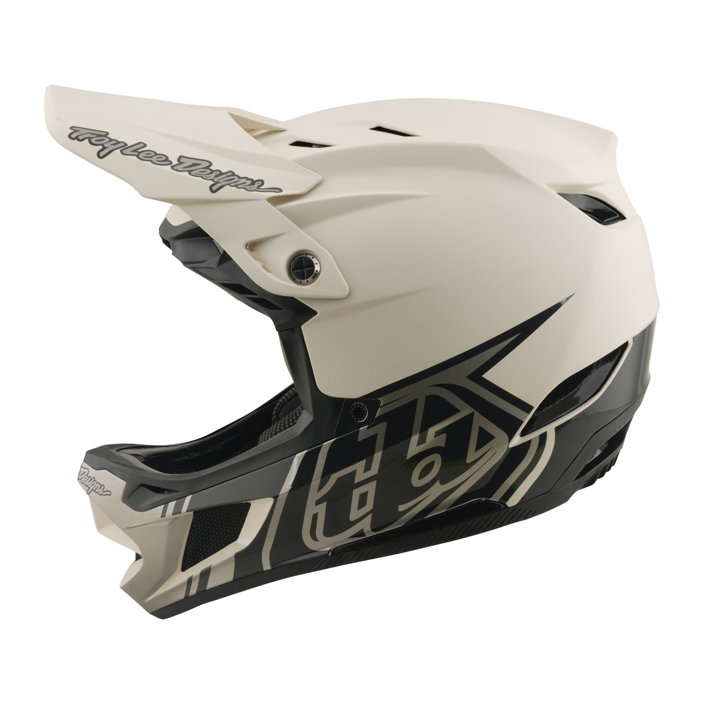 Casco MTB TROY LEE DESIGNS D4 COMPOSITE MIPS STEALTH PUMICE Bianco