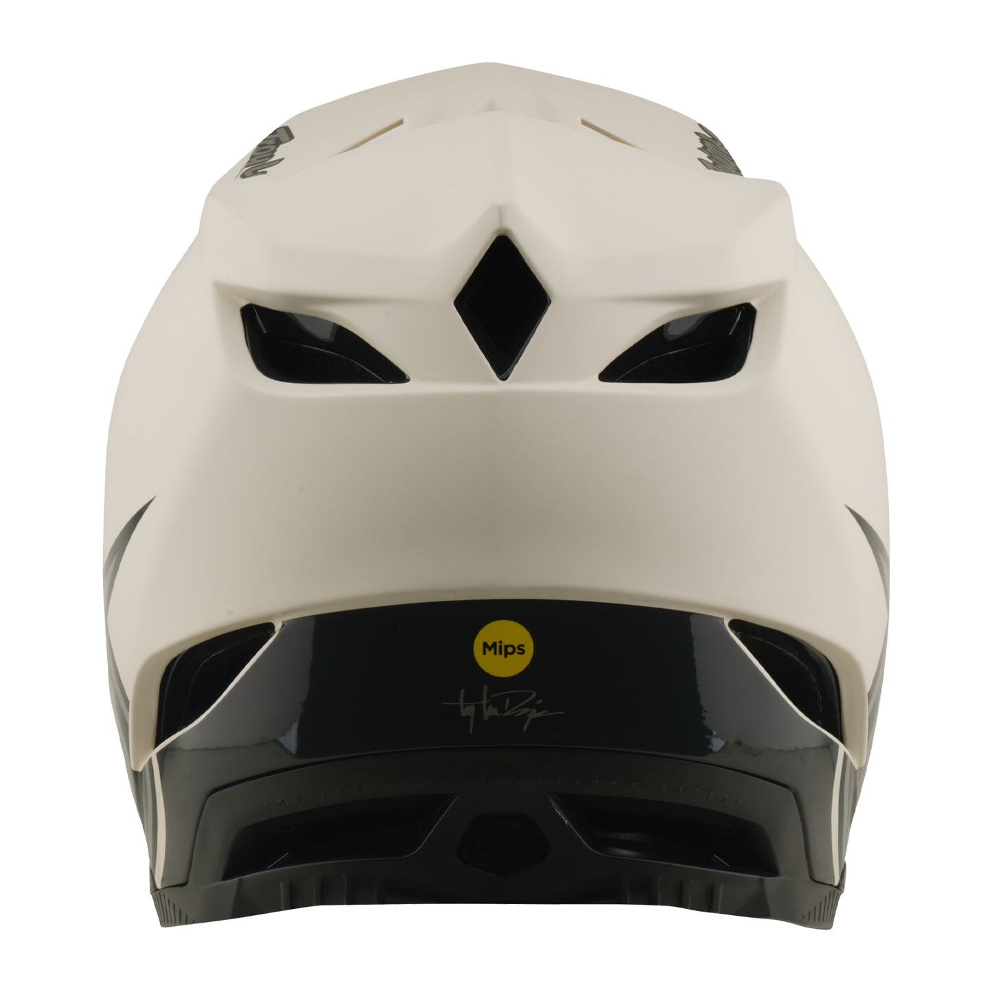 Casco MTB TROY LEE DESIGNS D4 COMPOSITE MIPS STEALTH PUMICE Bianco