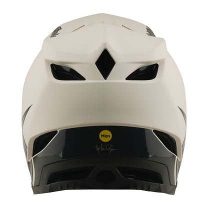 Casco MTB TROY LEE DESIGNS D4 COMPOSITE MIPS STEALTH PUMICE Bianco