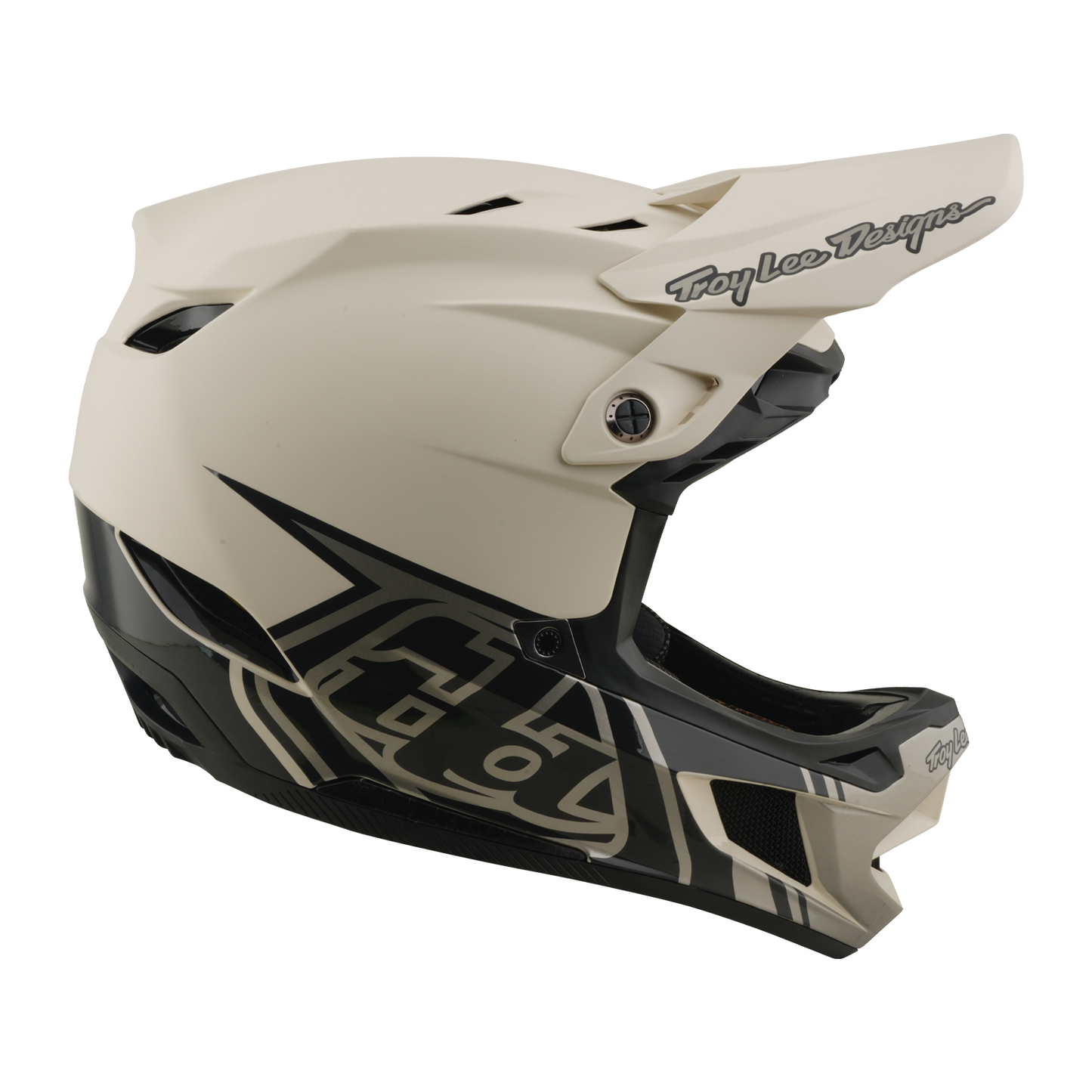 Casco MTB TROY LEE DESIGNS D4 COMPOSITE MIPS STEALTH PUMICE Bianco