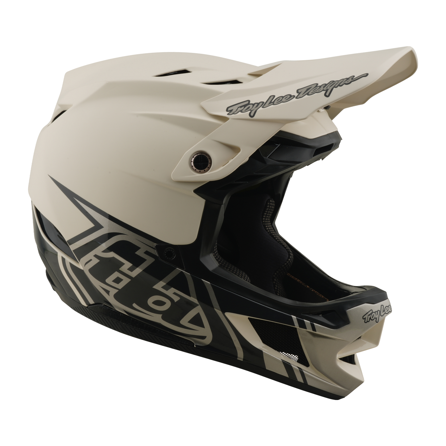 Casco MTB TROY LEE DESIGNS D4 COMPOSITE MIPS STEALTH PUMICE Bianco