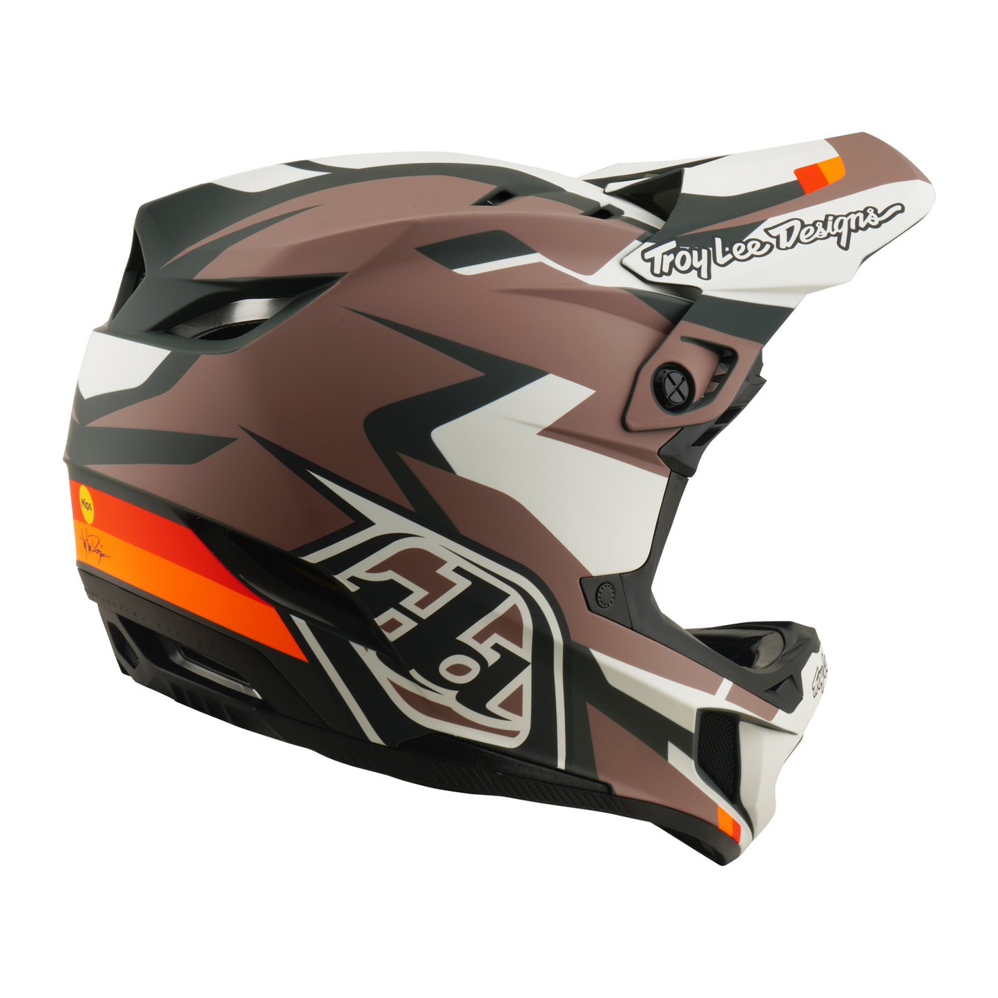 Casco MTB TROY LEE DESIGNS D4 POLIACRILITE MIPS ROAMER Clay