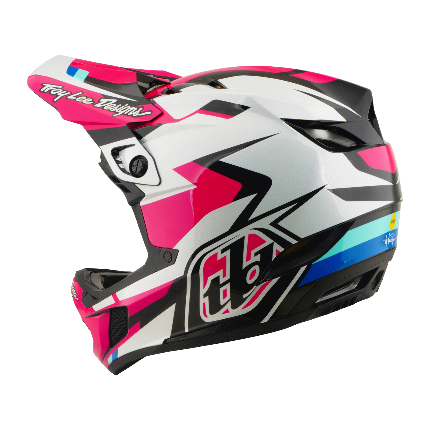 Casco MTB TROY LEE DESIGNS D4 POLIACRILITE MIPS ROAMER Magenta