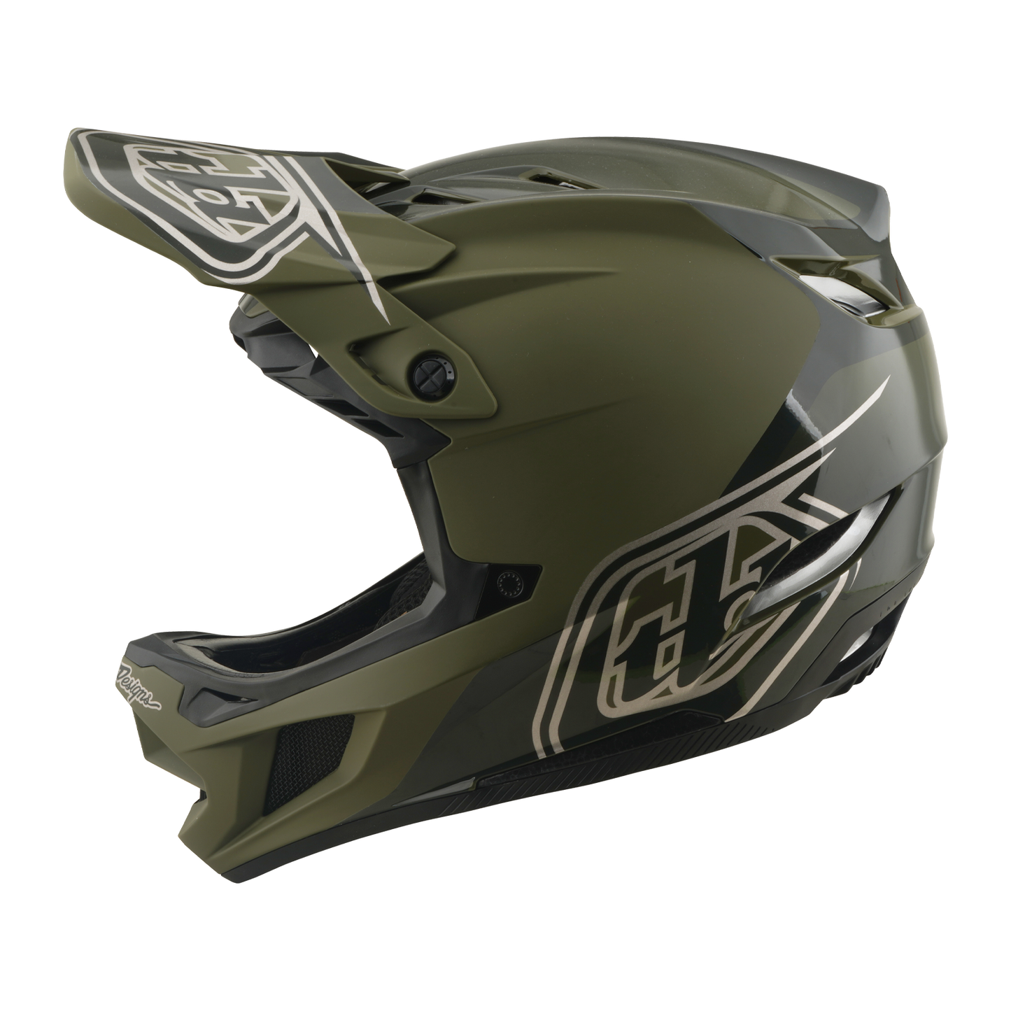 Casco MTB TROY LEE DESIGNS D4 POLIACRILITE MIPS SHADOW BEETLE Khaki