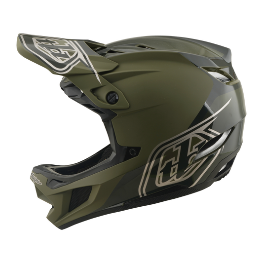 Casco MTB TROY LEE DESIGNS D4 POLIACRILITE MIPS SHADOW BEETLE Khaki