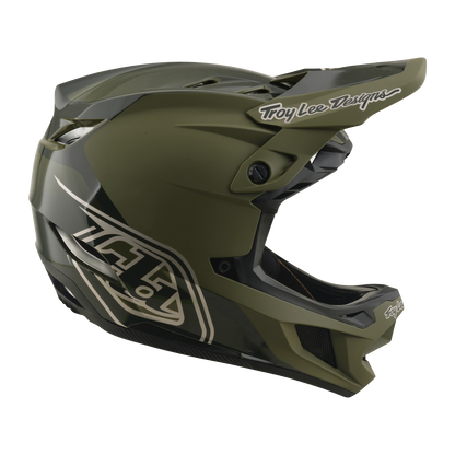 Casco MTB TROY LEE DESIGNS D4 POLYACRYLITE MIPS SHADOW BEETLE Kaki