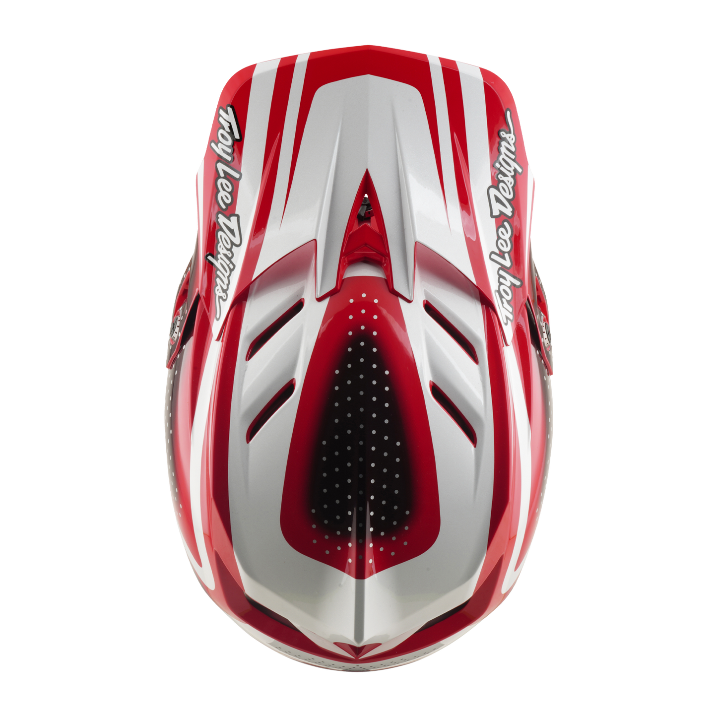 Casco MTB TROY LEE DESIGNS D4 POLIACRILITE MIPS THE LINE Rosso/Bianco