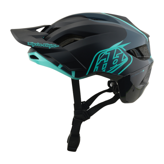 Casco MTB TROY LEE DESIGNS FLOWLINE SE MIPS BADGE Carbonio/Blu