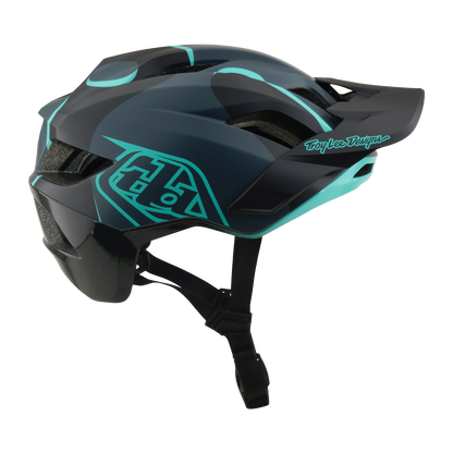Casco MTB TROY LEE DESIGNS FLOWLINE SE MIPS BADGE Carbon/Blu