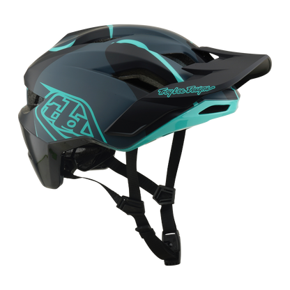 Casco MTB TROY LEE DESIGNS FLOWLINE SE MIPS BADGE Carbon/Blu