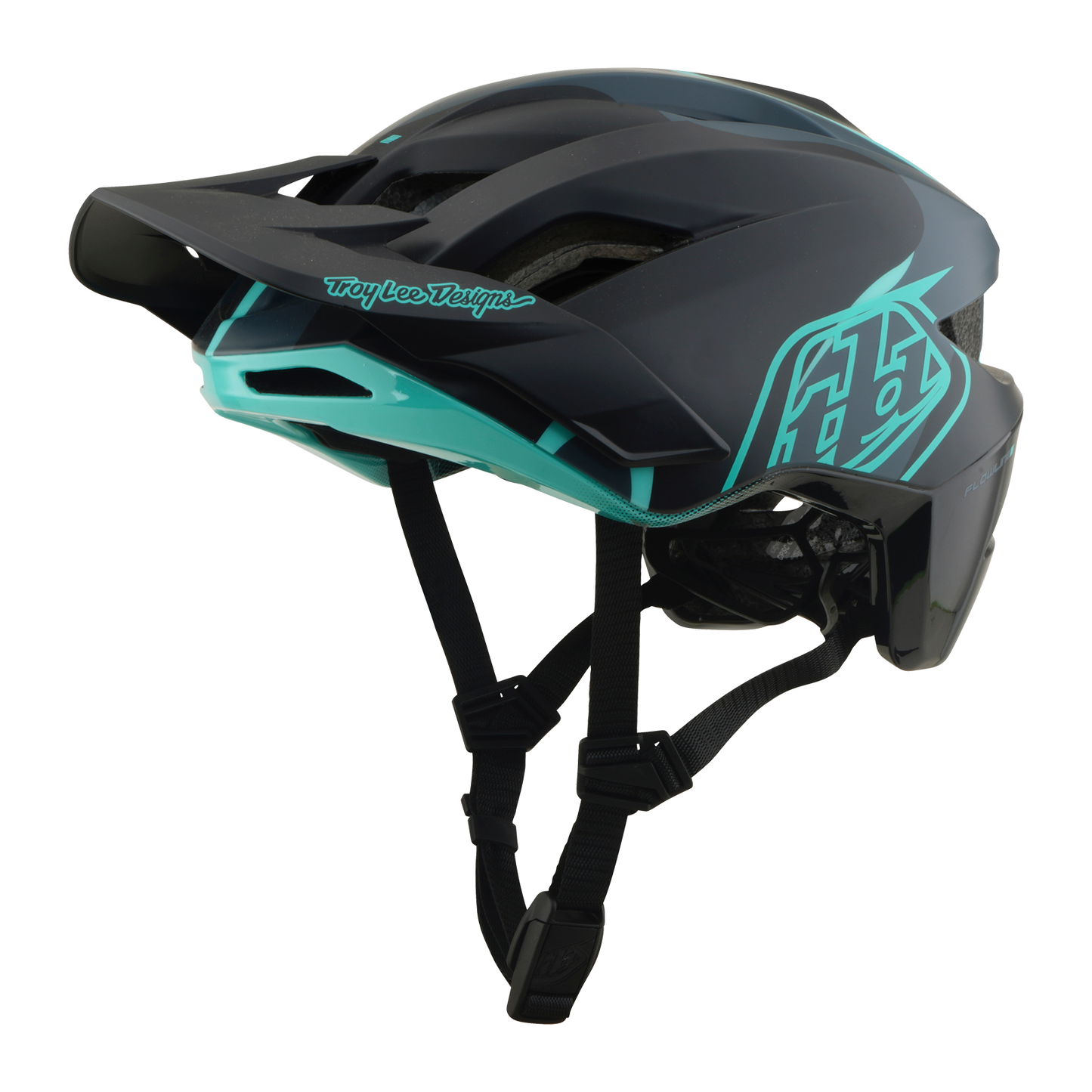 Casco MTB TROY LEE DESIGNS FLOWLINE SE MIPS BADGE Carbonio/Blu