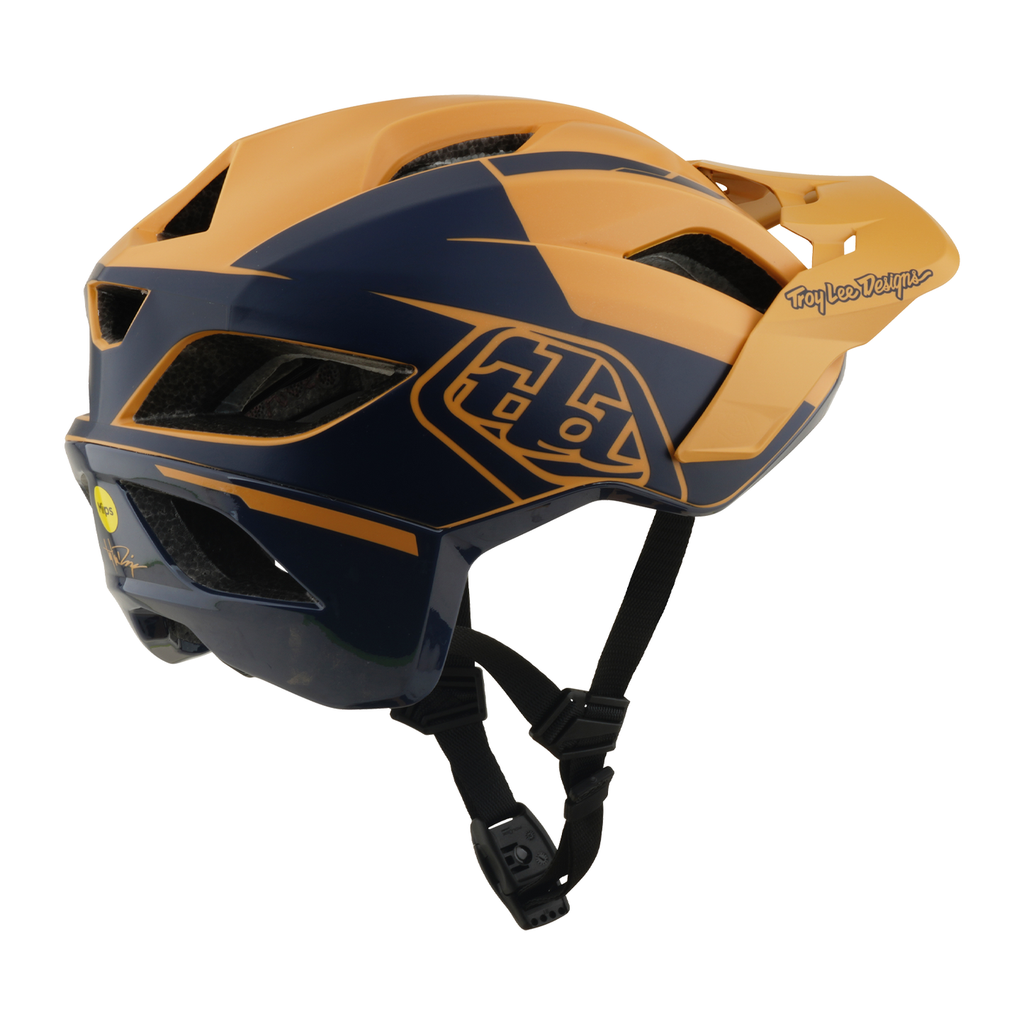Casco MTB TROY LEE DESIGNS FLOWLINE SE MIPS HYDRO Senape/Nero