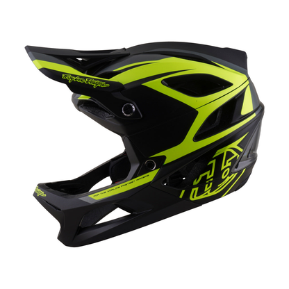 Casco MTB TROY LEE DESIGNS STAGE 2 HIGH VIZ grigio antracite/giallo