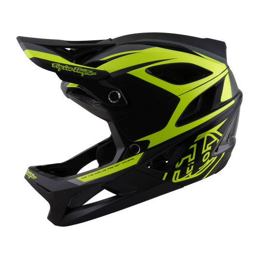 Casco MTB TROY LEE DESIGNS STAGE 2 HIGH VIZ grigio antracite/giallo