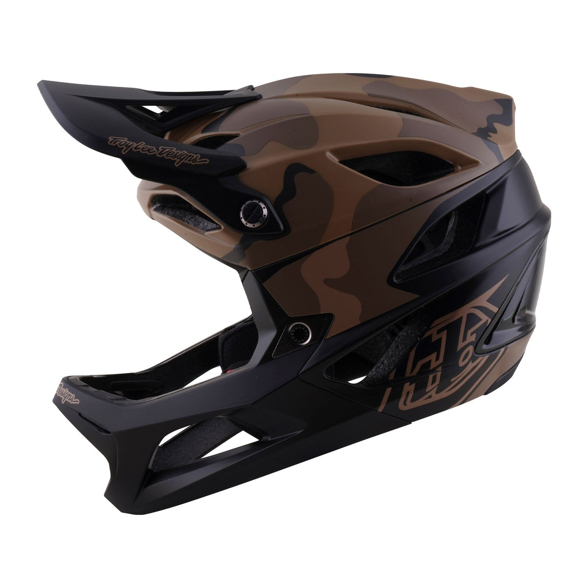 Casco MTB TROY LEE DESIGNS STAGE 2 SPLIT marrone/mimetico
