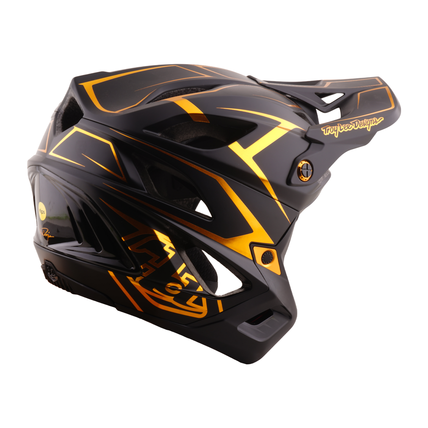Casco MTB TROY LEE DESIGNS STAGE STUNT PINSTRIPE Nero
