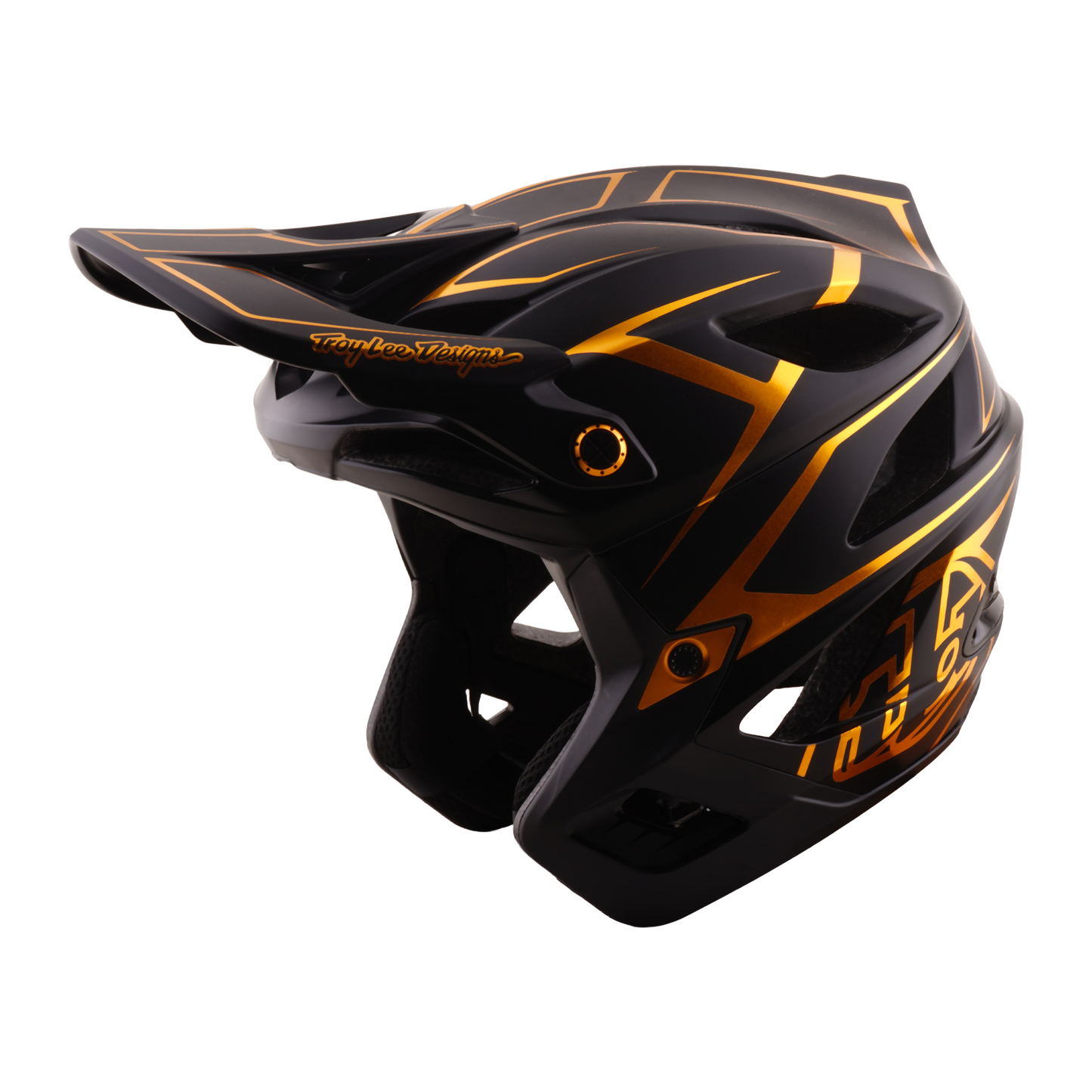 Casco MTB TROY LEE DESIGNS STAGE STUNT PINSTRIPE Nero