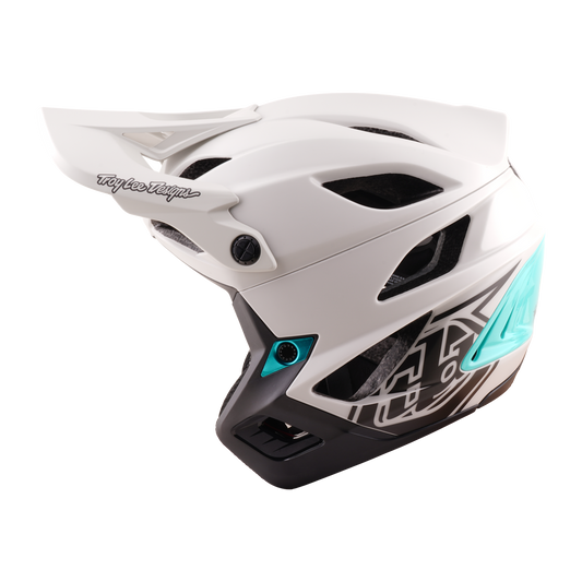 Casco MTB TROY LEE DESIGNS STAGE STUNT DRONE PUMICE Grigio/Verde