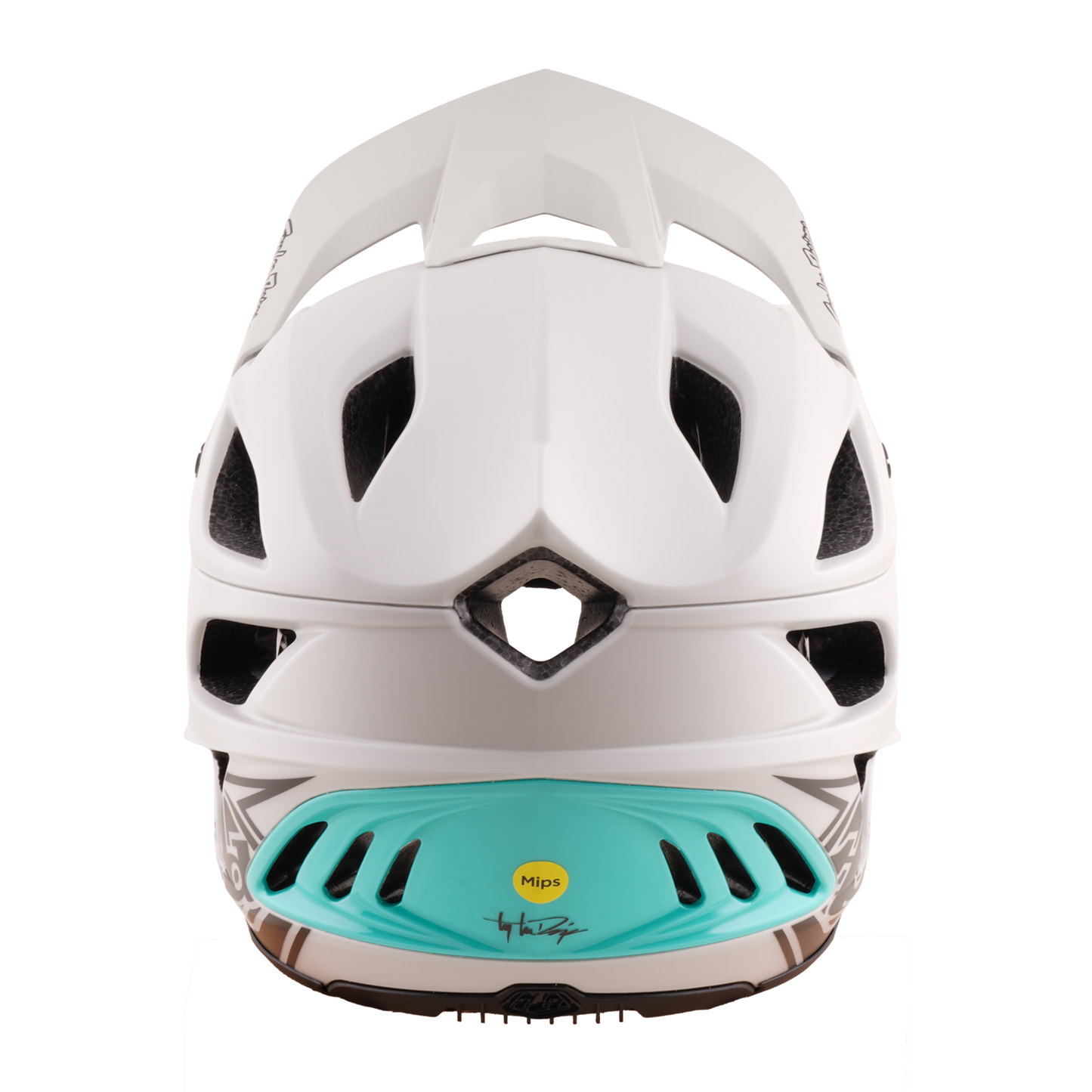 Casco MTB TROY LEE DESIGNS STAGE STUNT DRONE PUMICE Grigio/Verde
