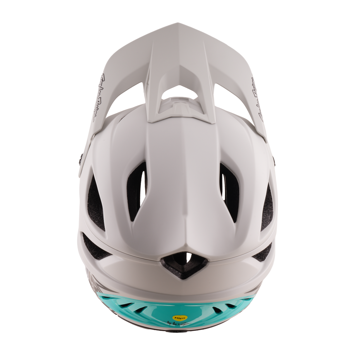 Casco MTB TROY LEE DESIGNS STAGE STUNT DRONE PUMICE Grigio/Verde