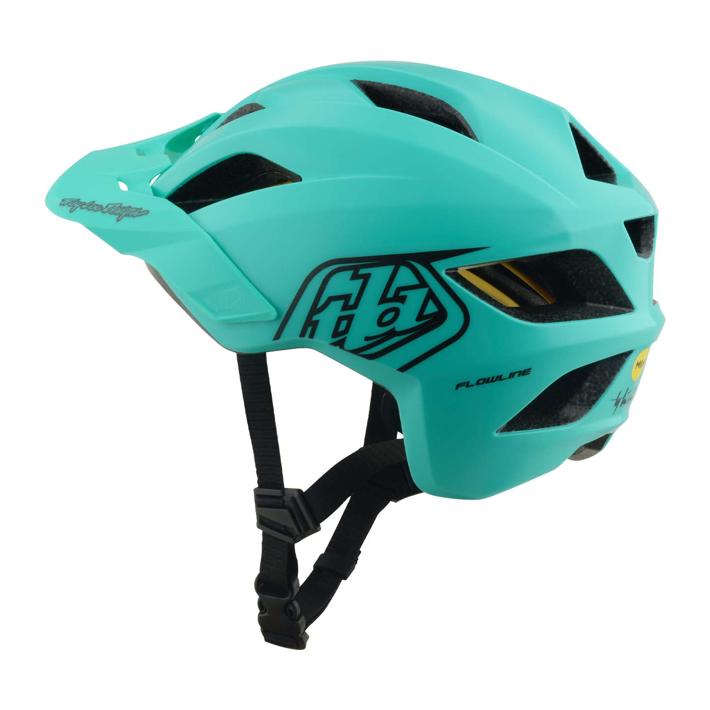 Casco MTB TROY LEE DESIGNS FLOWLINE POINT MIPS Junior Antracite/Verde