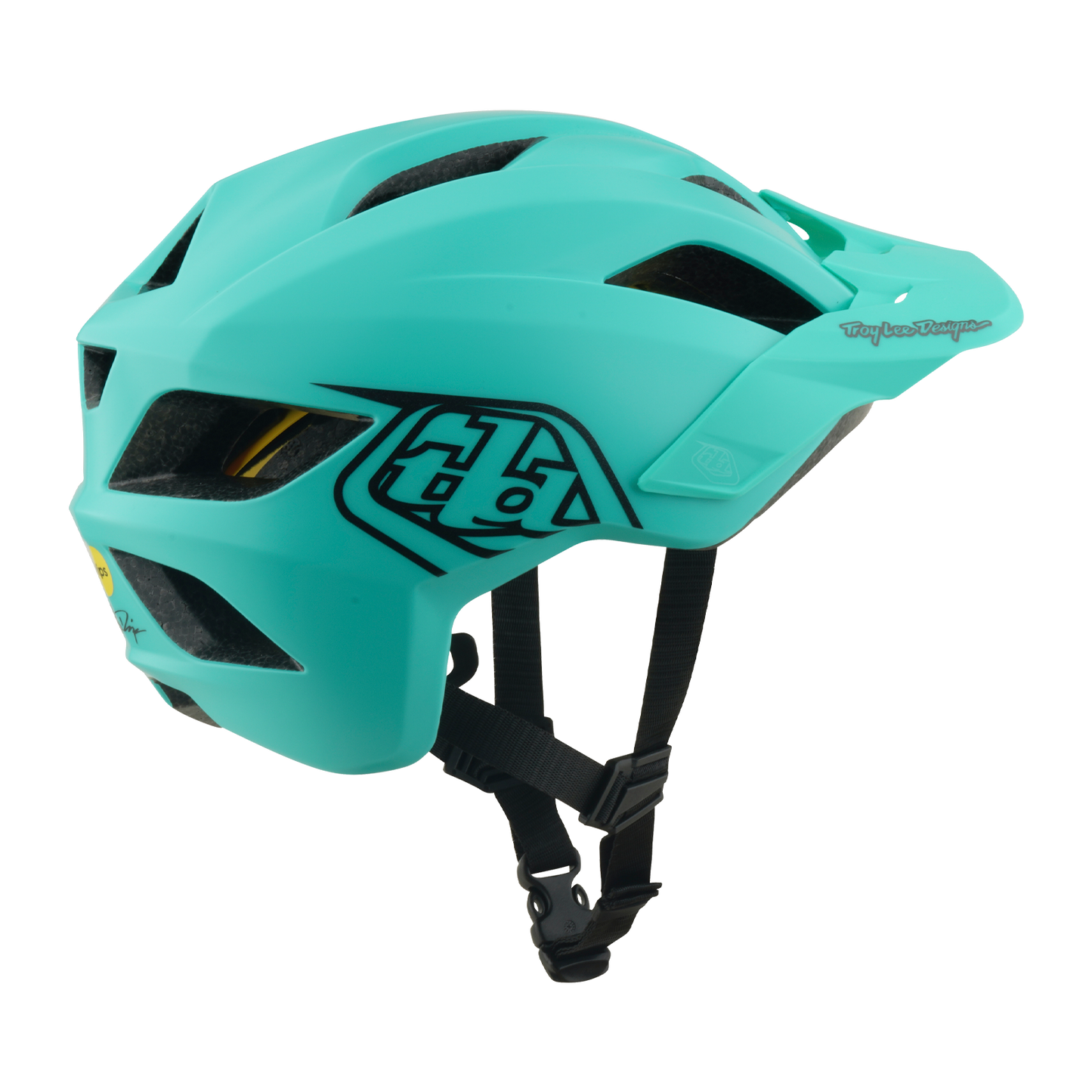 Casco MTB TROY LEE DESIGNS FLOWLINE POINT MIPS Junior Antracite/Verde