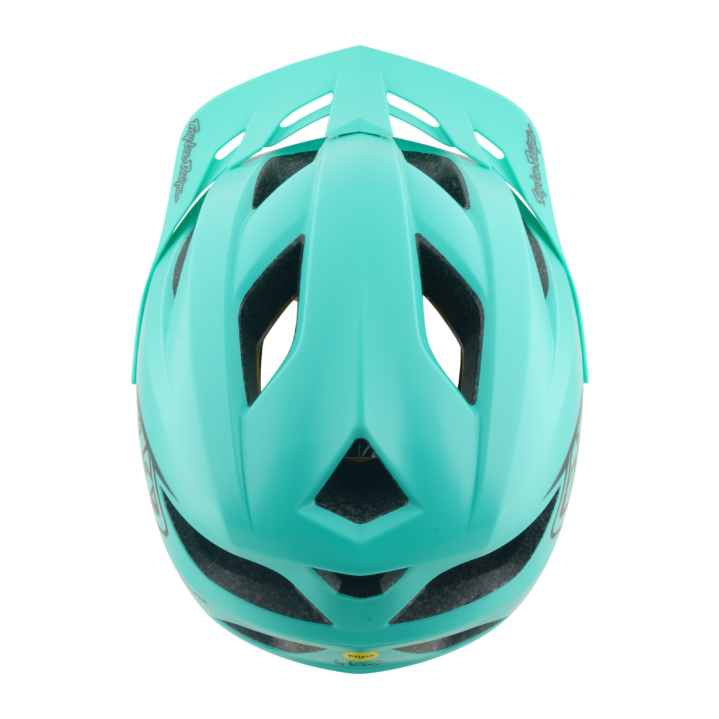 Casco MTB TROY LEE DESIGNS FLOWLINE POINT MIPS Junior Antracite/Verde