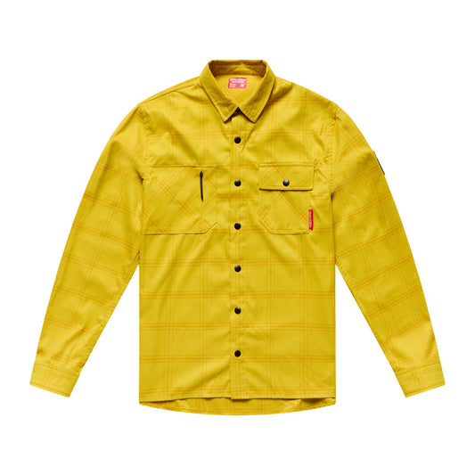 Camicia tecnica TROY LEE DESIGNS RUCKUS RIDE YD a quadri color acido