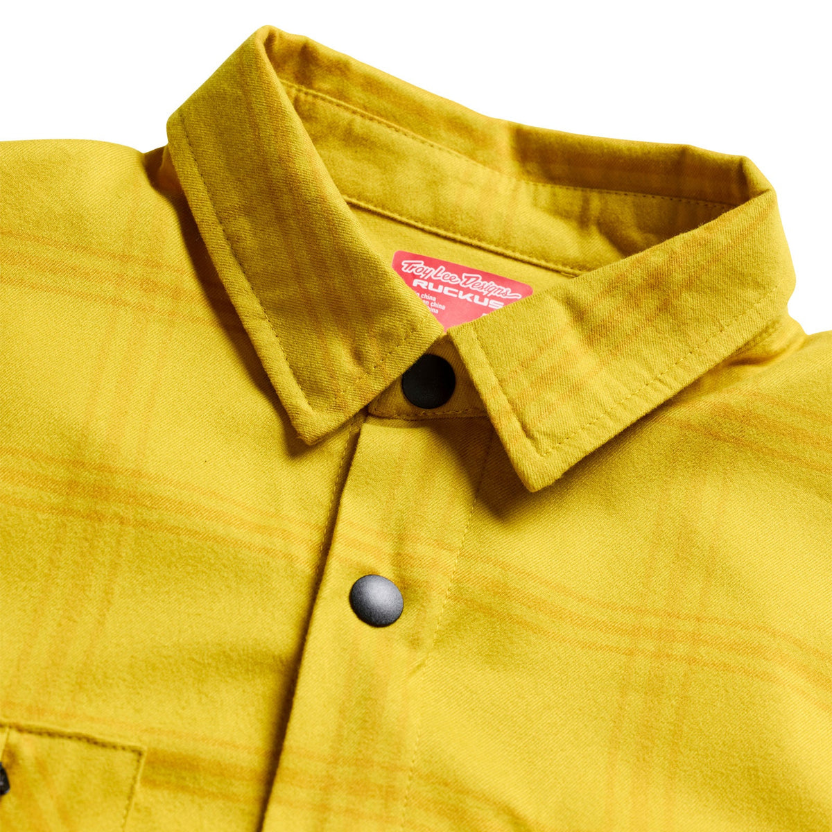 Camicia tecnica TROY LEE DESIGNS RUCKUS RIDE YD a quadri color acido