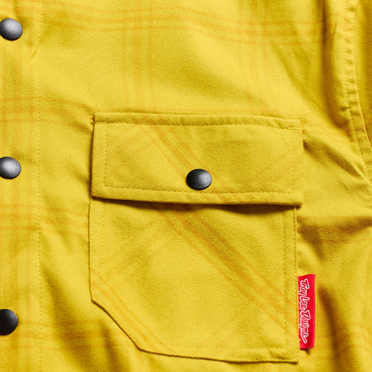 Camicia tecnica TROY LEE DESIGNS RUCKUS RIDE YD a quadri color acido
